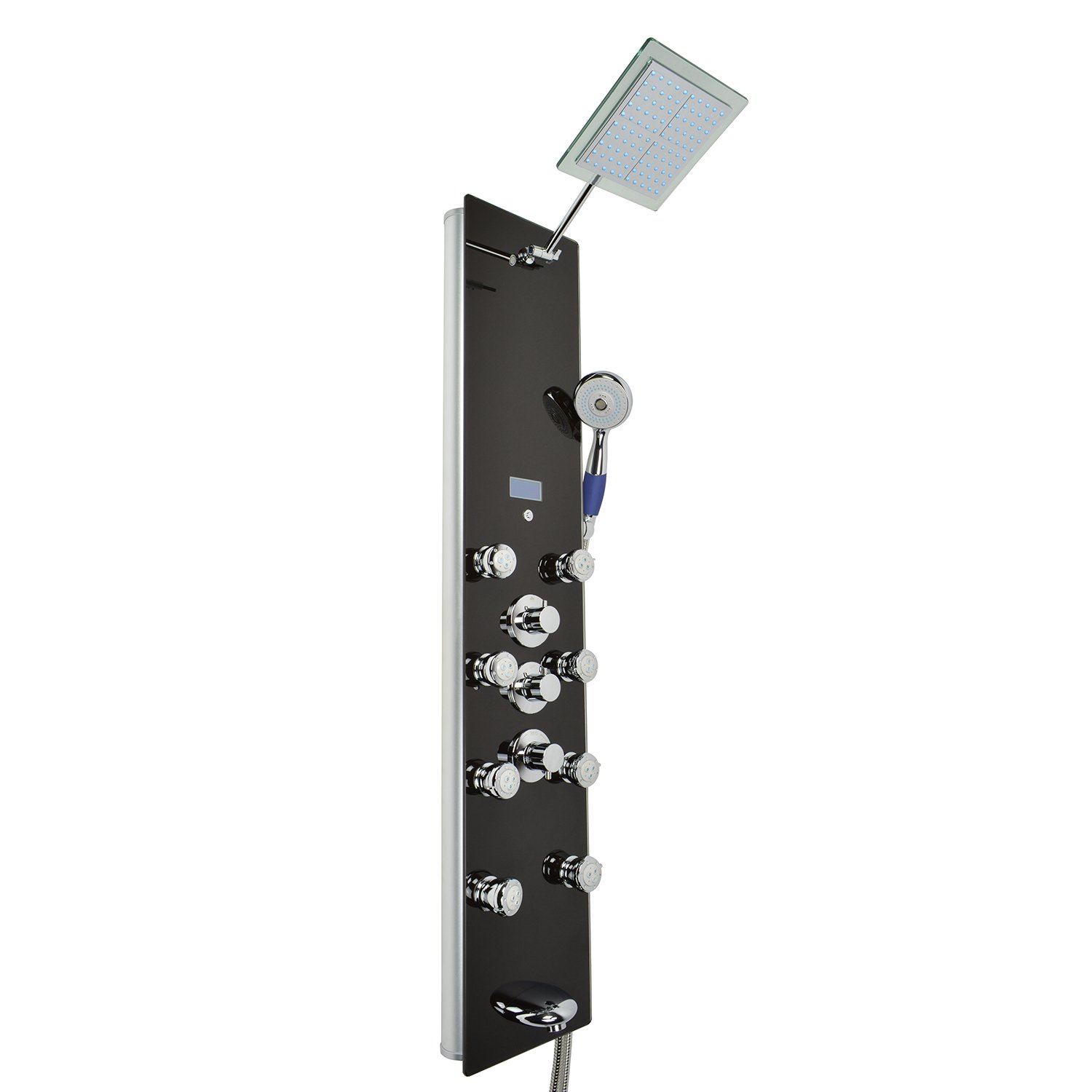 Blue Ocean 52-inch Aluminum SPA331B Thermostatic Shower Panel Tower ...