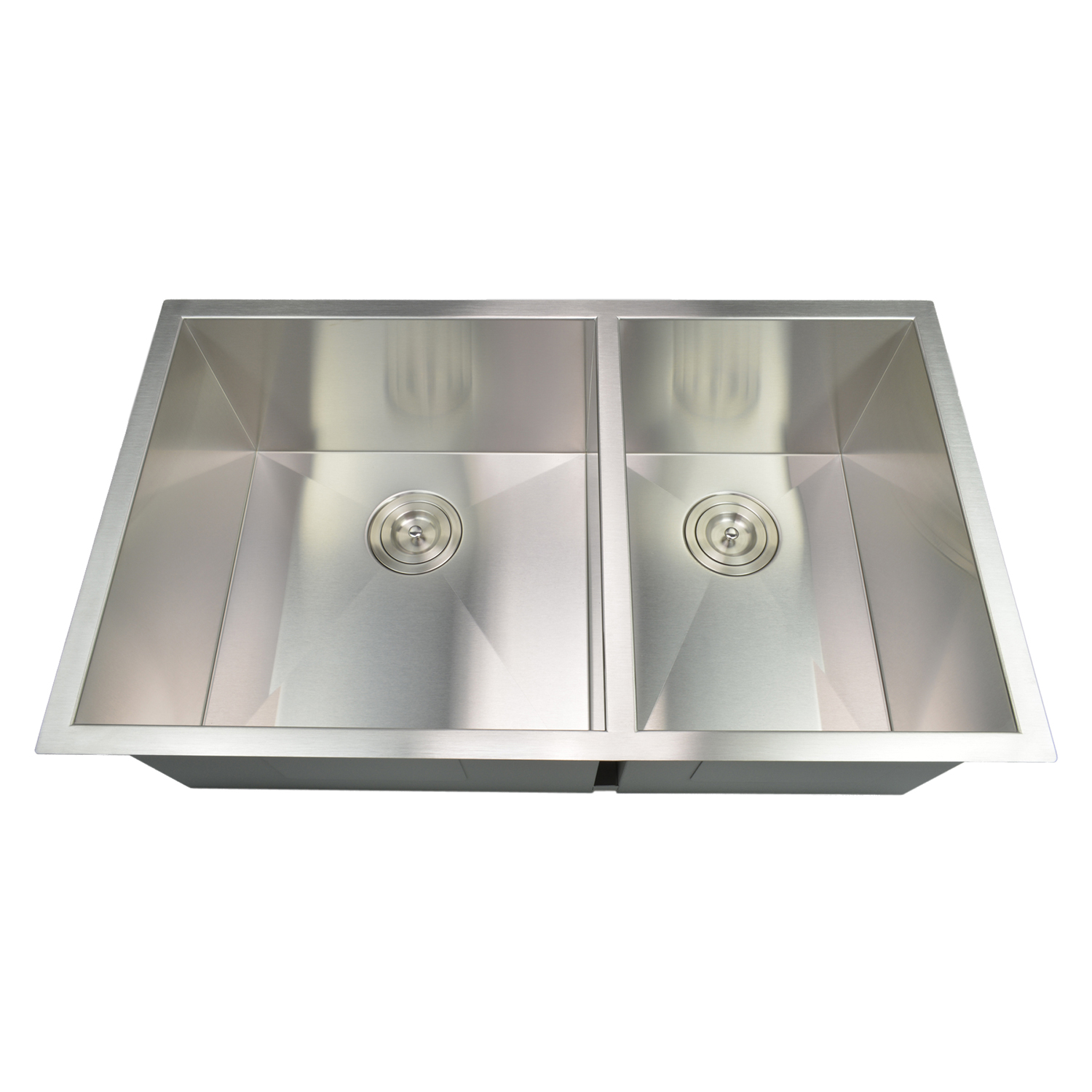 31 Stainless Steel Undermount Kitchen Sink - Single Bowl - Center Drain (5S31b-10