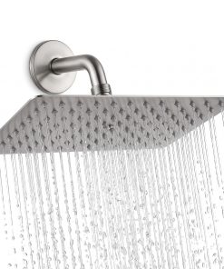 Blue Ocean 10"x7" SHK08 Ultra Thin Stainless Steel Bath Rainfall Shower Head