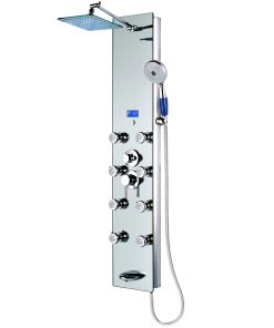 Blue Ocean SPA392M 52" Shower Panel with Rainfall showerhead 8 Jets