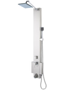 Blue Ocean 48” Stainless Steel SP822 Shower Panel Tower with Rainfall Shower Head and Spout