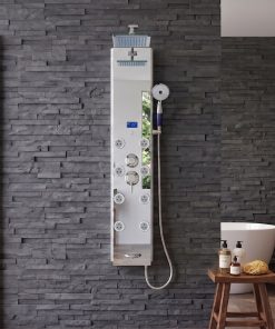 Alternative view of Blue Ocean SPA392M 52" Shower Panel with Rainfall showerhead 8 Jets