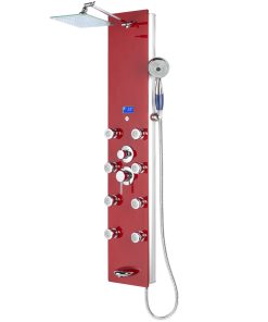 Blue Ocean 52" SPA392R Shower Panel with Rainfall showerhead 8 Jets