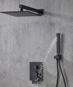 Alternative view of Blue Ocean Shower System, 10 Inch Rainfall Showerhead and Handheld Shower Head, 2-Function  | CSF-2A0019-4B