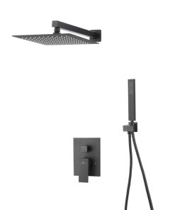 Alternative view of Blue Ocean Shower System, 10 Inch Rainfall Showerhead and Handheld Shower Head, 2-Function  | CSF-2A0019-4B