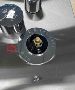 Alternative view of temperature cover plate - SPS8819, 8801, 8852, 8729, 8311