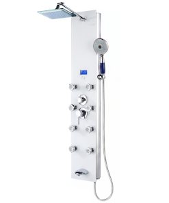 Blue Ocean SPA392W 52" Shower Panel with Rainfall showerhead 8 Jets